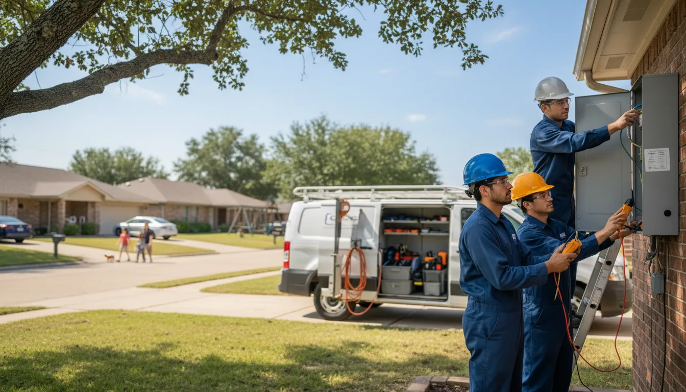 Certified electrician providing emergency electrical services in Bensalem, PA